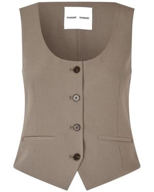 Samsøe & Samsøe Vests - Brown