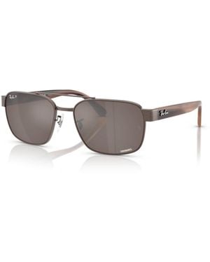 Ray-Ban Chromance Square Zonnebrillen - Grijs