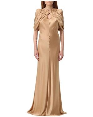 Alberta Ferretti Gowns - Natural
