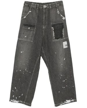 Maison Mihara Yasuhiro Loose-Fit Jeans - Grey
