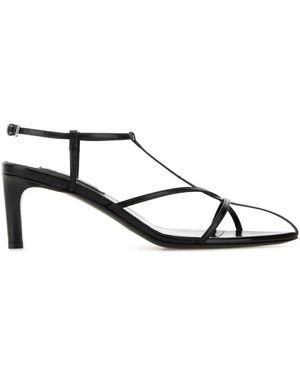 Jil Sander High Heel Sandals - Black
