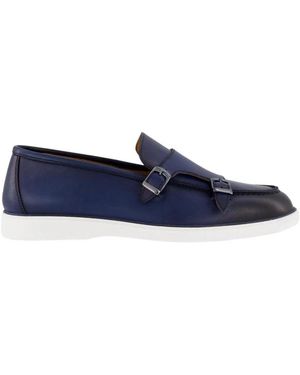 Gibaldi Schoenen ,Blauw ,Marineblauwe Loafer Schoenen Voor