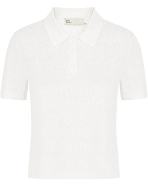 Tory Burch Polo Shirts - White
