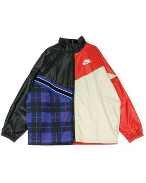 Nike Chaqueta Cortavientos Tejida Para Mujer - Rojo