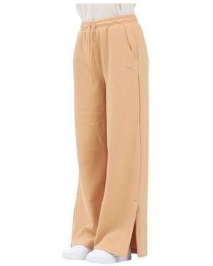 PUMA Wide Trousers - Naturel