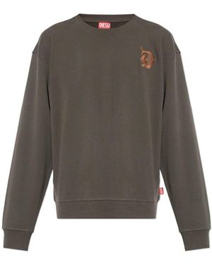 DIESEL S-Norm-Aa4 Sweatshirt - Grijs