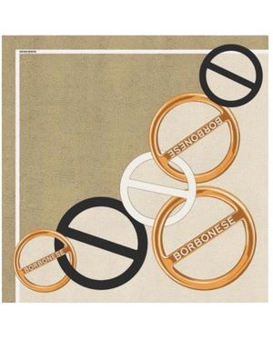 Borbonese Accessoires ,Foulard Viti - Metallic