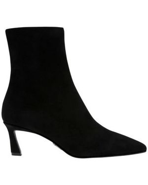 Steve Madden Schoenen ,Zwart ,Leer Lulah Enkellaars Met Hak