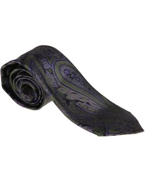 Etro S9810 Krawatte - Schwarz