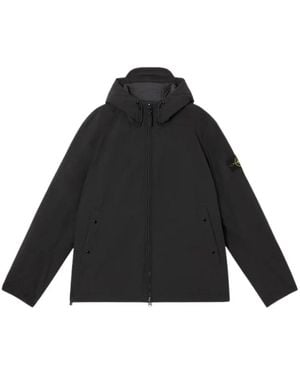 Stone Island Jassen ,Zwart ,Short Parka
