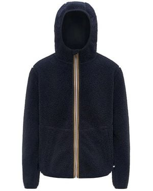 K-Way Faux Fur & Shearling Jackets - Blue