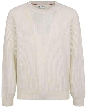 Brunello Cucinelli Cashmere Knitwear - White