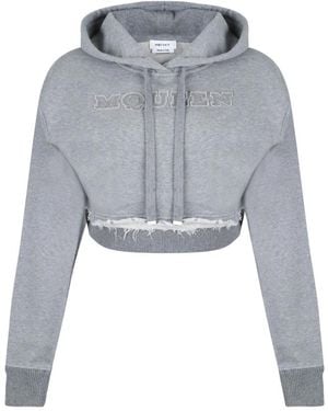 McQueen Hoodies - Grey