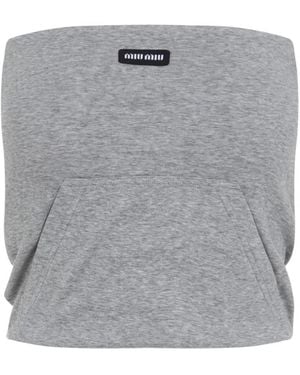 Miu Miu Sweatshirts - Gris