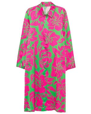 Dries Van Noten Enkelrijige Jas - Roze