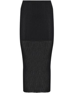 Alberta Ferretti Midi Skirts - Black