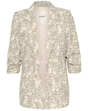 Soaked In Luxury Blazers - Naturel