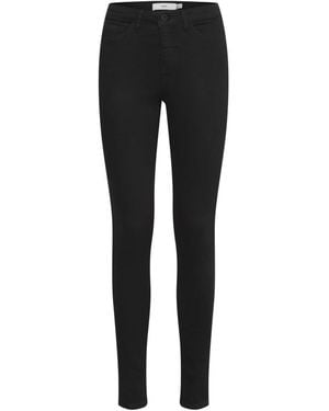 Ichi Skinny Jeans - Negro