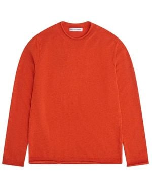 Comme des Garçons Rolled Hem Sweater - Rot