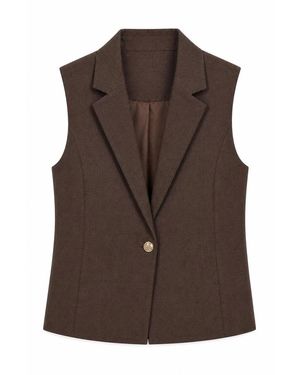 2-Biz Vests - Marrón