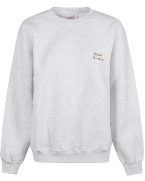 Giada Benincasa Sweatshirt Mit Logo - Weiß
