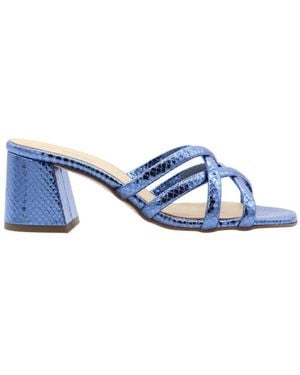 CTWLK Heeled Mules - Blue