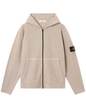 Stone Island Zip-Throughs - Natur