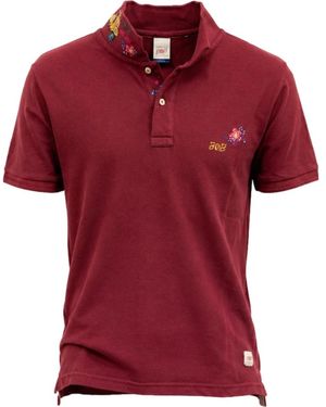 Bob Tops ,Rood ,Katoen Short-Sleeve Polo