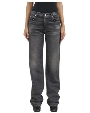 Haikure Straight Jeans - Gris