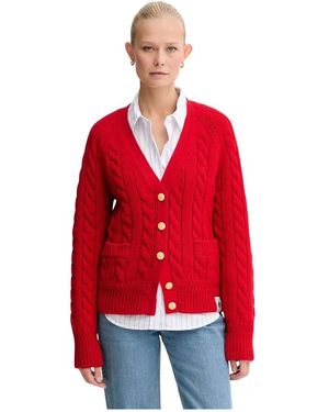 Bally Extrafine Merinowol Vest - Rood