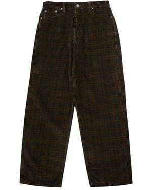Levi's Pantalone 578 Baggy Cord Ennis Plaid - Schwarz