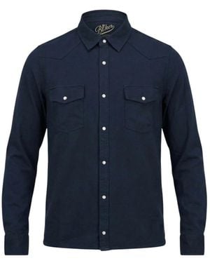 Bl'ker Casual Shirts - Blue