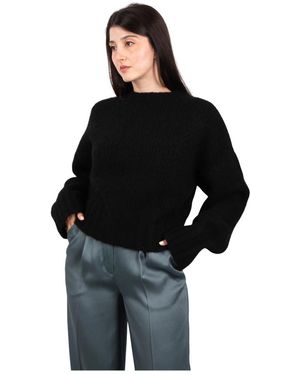 KIEFERMANN Kaschmir Seiden Pullover - Schwarz
