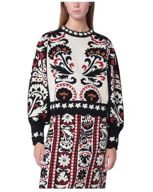 FARM Rio Round-Neck Knitwear - Zwart