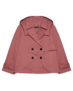 FIORELLA RUBINO Trench Coats - Rojo