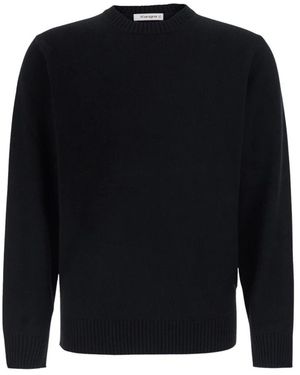 Kangra Rundhals-Pullover - Schwarz