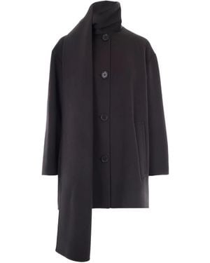 Max Mara Jassen ,Grijs ,Wol Alicia Jas - Zwart
