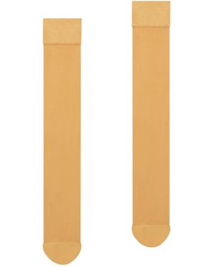 Wolford Ondergoed ,Bruin ,Wol Individual 10 Kousen - Metallic