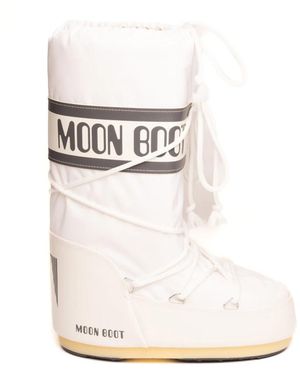 Moon Boot Schoenen ,Wit ,Nylon Icon Nylon Laarzen