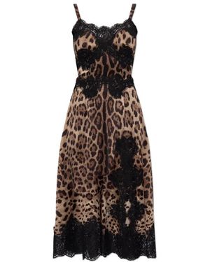 Dolce & Gabbana Midi Dresses - Zwart