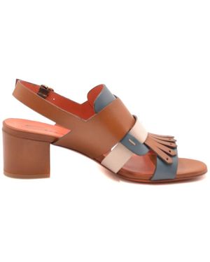Santoni High Heel Sandals - Brown