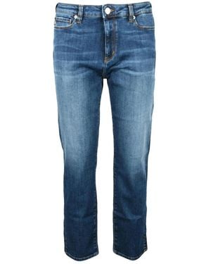 Love Moschino Stijlvolle Jeans Met Katoenmix - Blauw