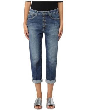 Dondup Cropped Jeans - Blue