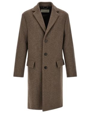 Dries Van Noten Single-Breasted Coats - Brown