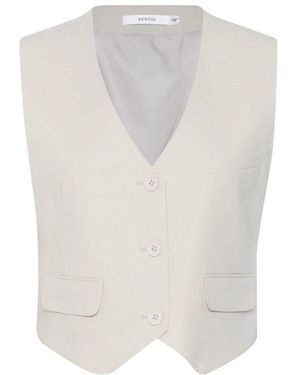 Gestuz Vests - Blanco