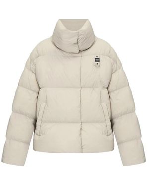 Blauer Winter Jackets - Naturel