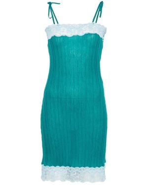 Chloé Kleedjes ,Groen ,Short Kleedjes - Blauw