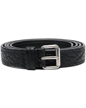 Prada Kalbsleder Regular Gürtel - Schwarz