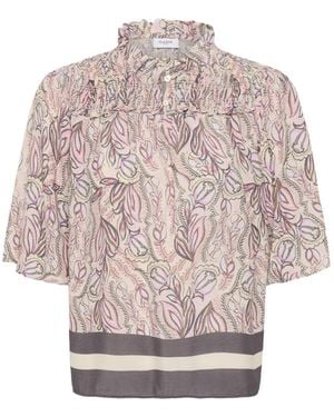 Saint Tropez Arty Blooms Shirt - Pink