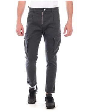 Daniele Alessandrini Slim-Fit Trousers - Blue